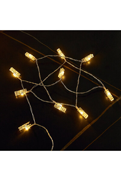 Generic Luna 10 LED Warm White Photo Clip String Light