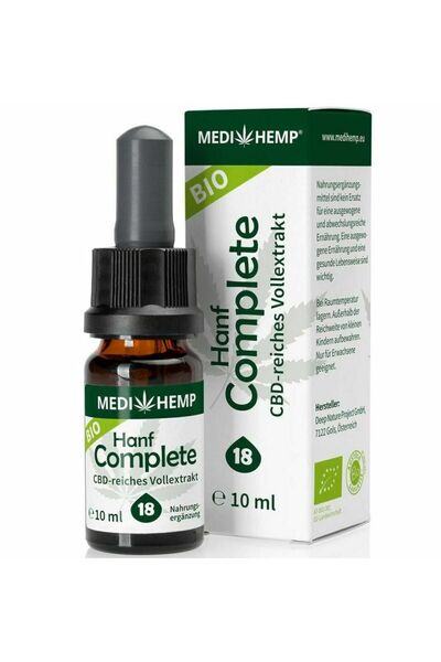 MediHemp Hemp Complete 18% CBD bio, 10ml