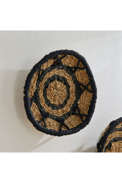 Generic ديكور حائط من أعشاب البحر من ناتشورال روم - 46×20×8 سم