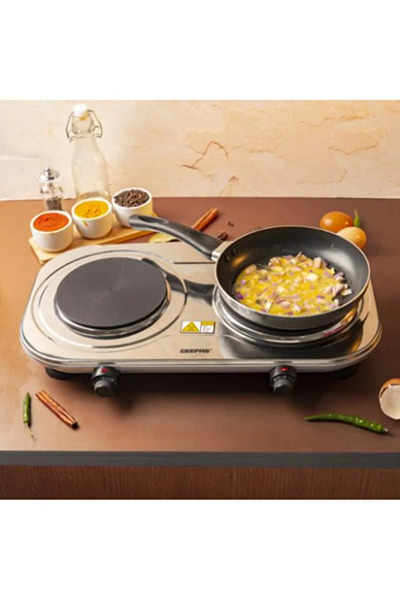 Geepas Electric Stove 2 Stone Burners, Geepas-L-03-01