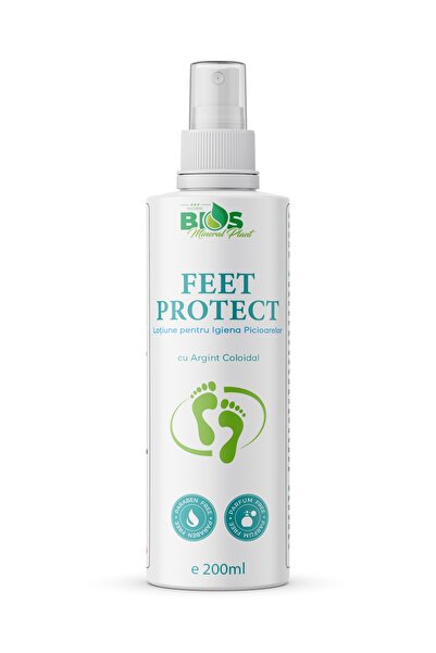 Bios Mineral Plant FEET PROTECT – Lotiune pentru Igiena Picioarelor, 200 ml