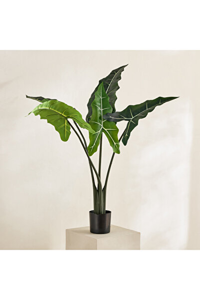 Generic نبات ألوكاسيا ساريان صناعي دائم الخضرة في أصيص - 90 سم