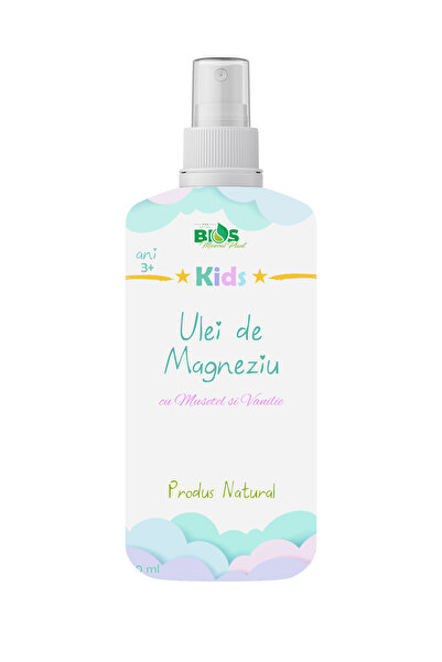 Bios Mineral Plant Ulei de Magneziu pentru Copii, cu Musetel si Vanilie, 100 ml