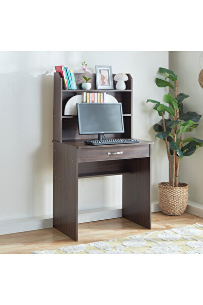 Generic Jazz 1-Drawer Study Desk with Hutch