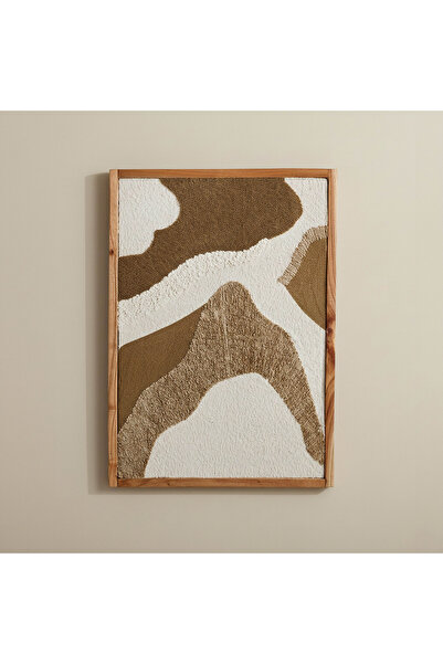 Generic لوحة جدارية تجريدية ثلاثية الأبعاد من القماش بإطار من الخشب الصلب من ...