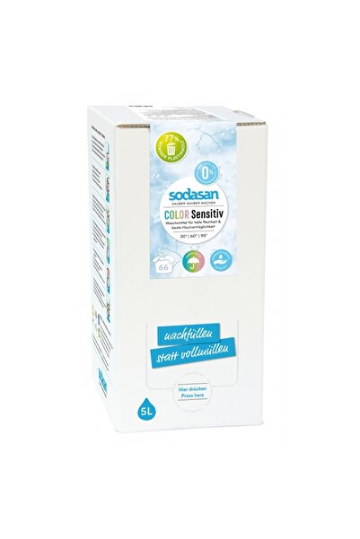 Sodasan Sensitiv color liquid organic detergent 5L