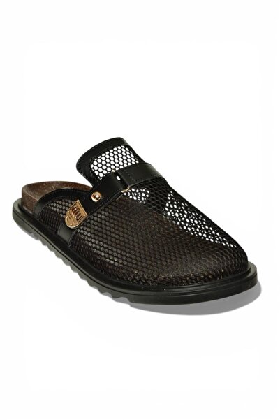Fox Shoes Y250505015 Black Mesh Closed Front Women's Slippers