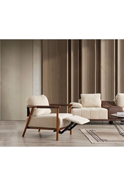 ifa consept Lüx Ahşap ayak dinlenmeli Berjer