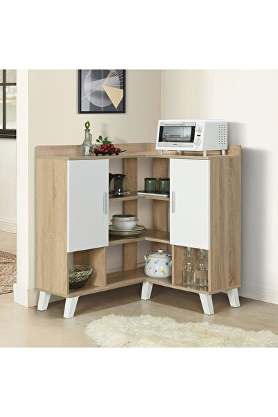 Generic Alford Corner Coffee Bar Cabinet