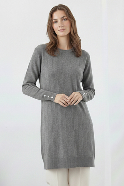 benguen Patterned Tunic N3293 Gray