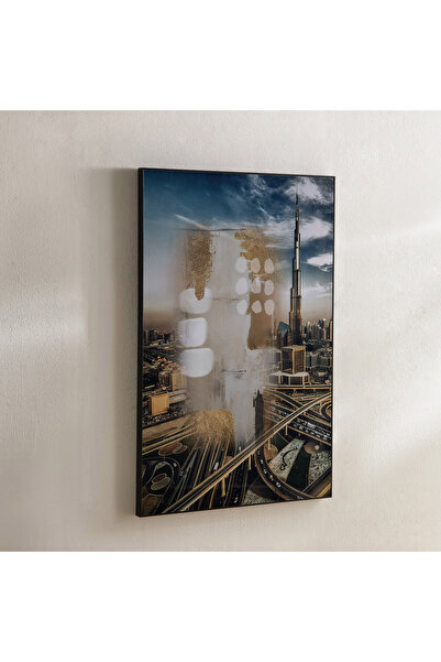 Generic Fossel Skyline Framed Picture - 60x90x2.5 cm
