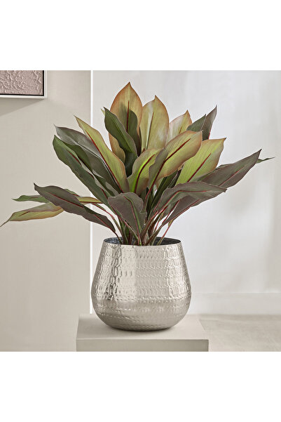 Generic أفيا - وعاء معدني مزخرف - 32 × 32 × 30 سم