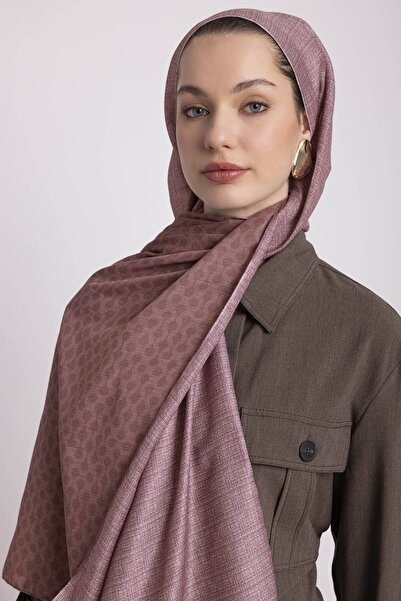 Ayshara Katre-I Elegance Collection - Dried Rose Double-Sided Shawl