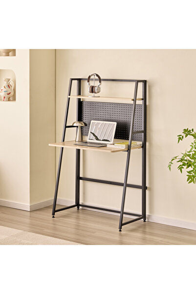 Generic Movo Nina Foldable Study Desk with Hutch