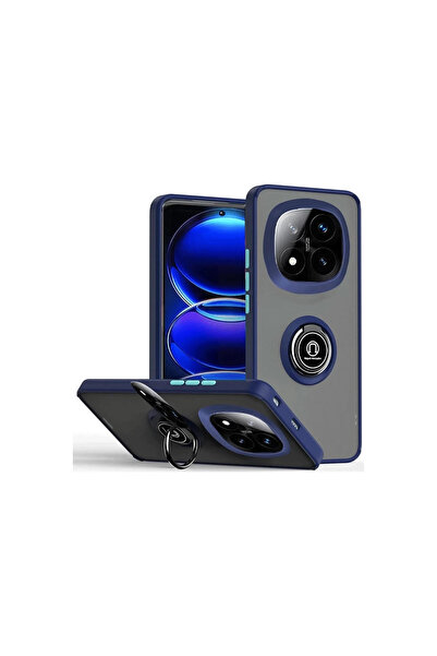 xirshop غطاء حماية سيليكون لهاتف ريدمي نوت 14 برو بلس بتصميم مونتريال مع حلقة...