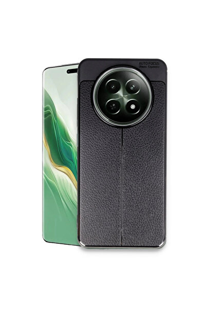 xirshop غطاء حماية للهاتف ريلمي 12 5G مع تركيز تلقائي - أسود