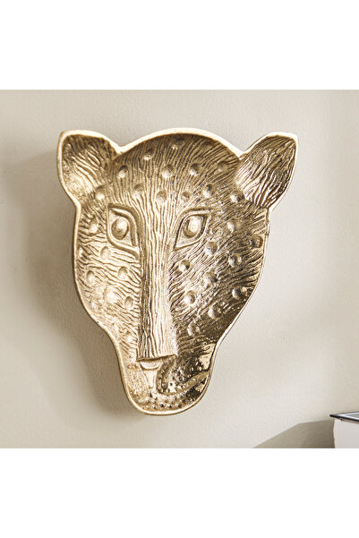 Generic صينية وجه من الألومنيوم بتصميم فيولا لتزيين الحائط - ٢٨×٣٣×٣.٥ سم