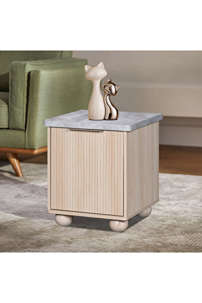 Generic طاولة جانبية للجزيرة مع درج واحد