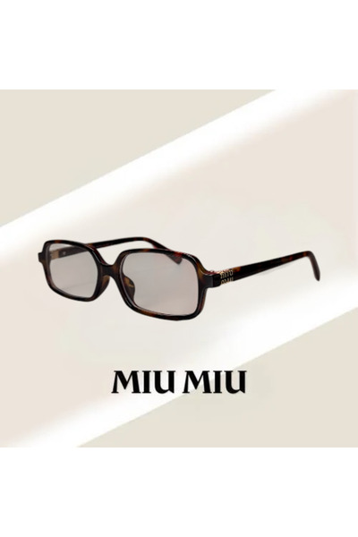 Miu Miu عدسات ريكتو تايجر الشفافة
