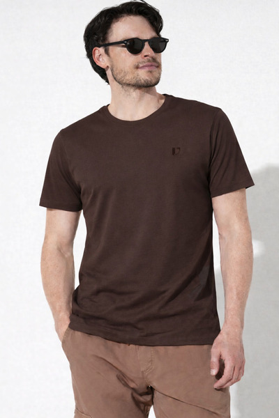 seleva Valesse Regular Crew Neck Lycra T-Shirt Breathable Fabric