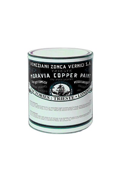 Moravia Copper Paint Antifouling Bakır Esaslı Siyah Zehirli Boya Tekne ve Gem...