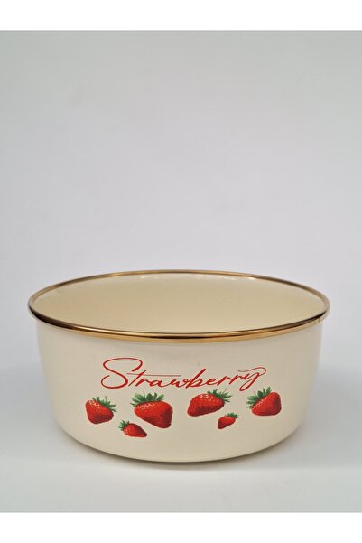 SAVAŞAN Enameled Armored Soup Bowl, Hoşaf, Yogurt, Azuro Bowl 16 cm 1 Liter I...