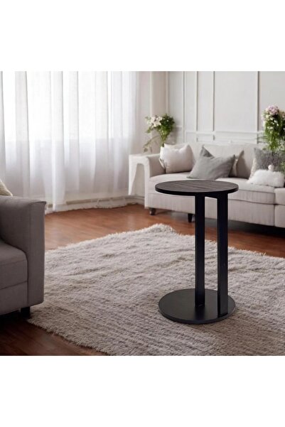 terndat Single side serving table, black wood