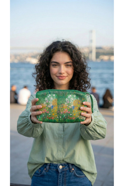 Ege Fular Şal Sanat Serisi – 30x20 cm Premium Kadife El Portföyü ve Çok Amaçl...