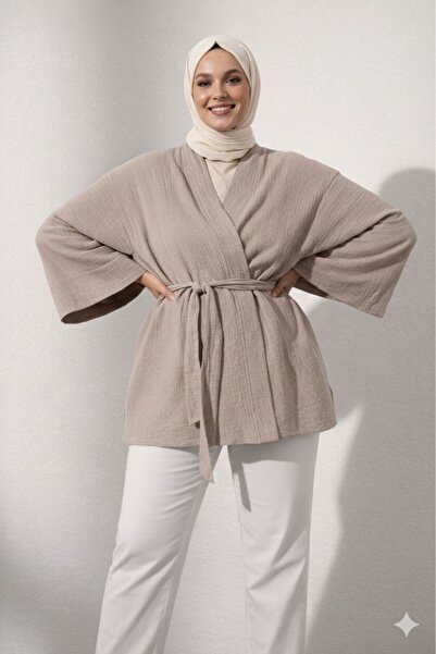 MODAALFABE Modaalfa Hijab Oversized Muslin Kimono