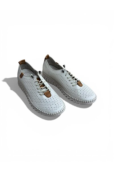 PATRON SHOES حذاء كاجوال نسائي من الجلد الطبيعي