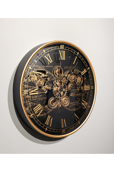 ahsun Özel Tasarım Metal Çarklı Duvar Saati