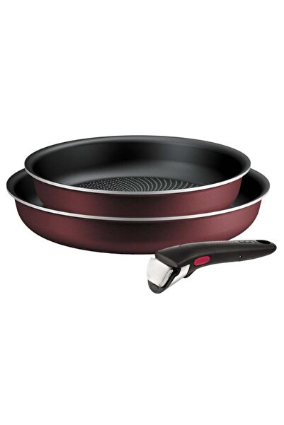 Other Set de tigăi TEFAL L7248553, culoare vișinie și neagră