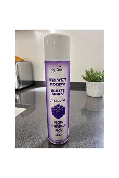 Dr. Gusto 250 Ml Kadife Sprey Gıda Boyası - Mor