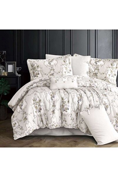 Alhabib bedding Double bedspread, off-white dark Cotton with floral patterns,...