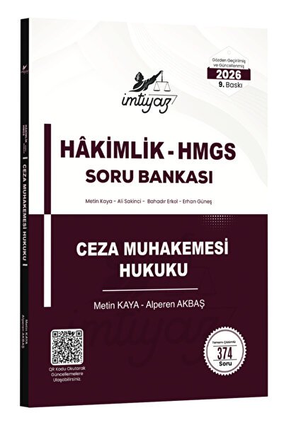 Temsil Kitap İMTİYAZ 2026 HMGS Hakimlik Ceza Muhakemesi Hukuku Soru Bankası