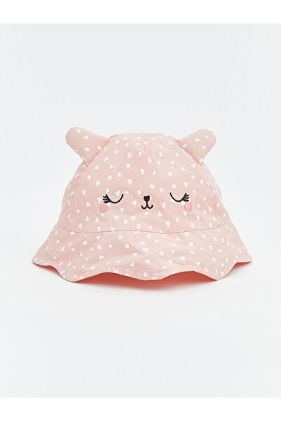 LC Waikiki قبعة دلو للأطفال البنات على شكل حيوان باللون الوردي من متجر GiyÇık