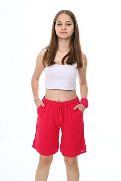 Toontoy Κοριτσίστικο σορτς με στάμπα, ελαστική μέση και τσέπες