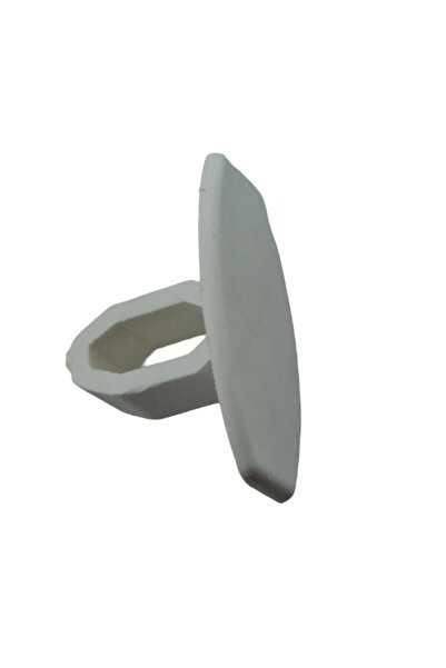 Home Stor Perde Altıgen Beyaz Etek Çıta Tıpası