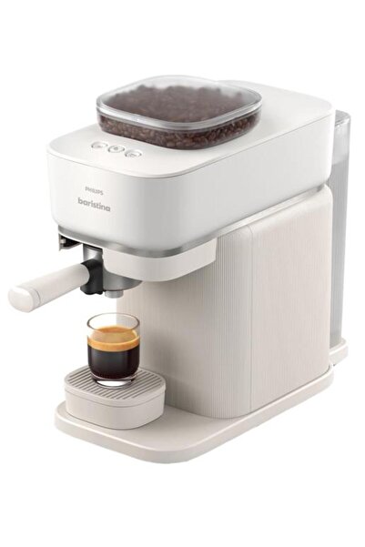 Philips Baristina BAR300/00 espresso machine with grinder, white, white porta...