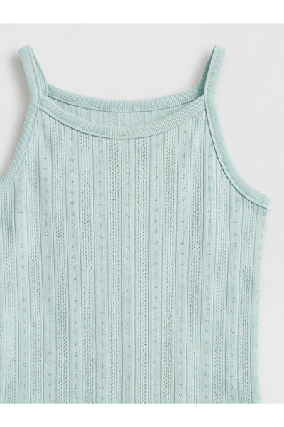 LC Waikiki Ecru Square Collar Patterned Baby Girl Snap Fastener Bodysuit 3-Pi...