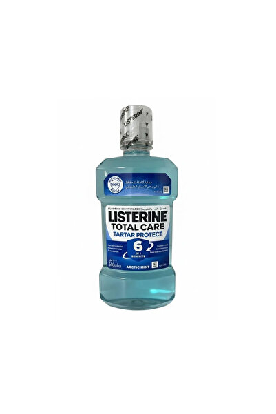 Listerine ليسترين غسول فم بالفلوريد توتال كير لحماية كاملة للاسنان 500 مل