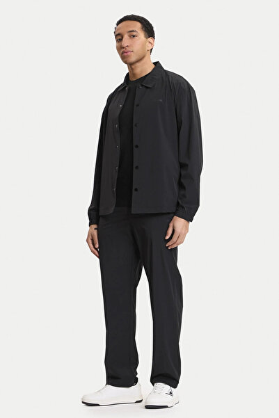 Guess Pantaloni de trening negri pentru bărbați Ottavio Chino Z6GB08W1996-JBLK