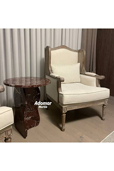 adomarmarblehandmadeandluxury Rosso Levanto Yan Sehpa