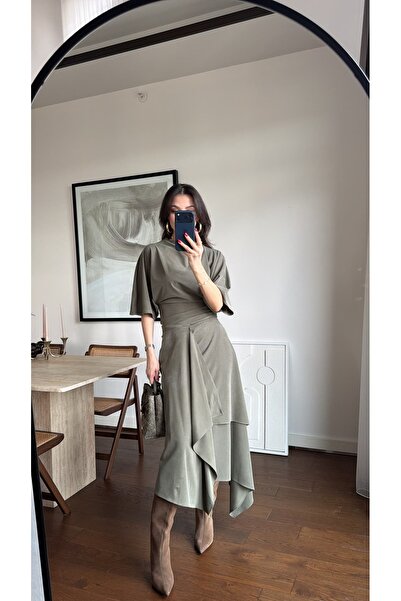 sinemkivanc co MODAL KUMAŞ BEL DRAPELİ ETEK TAKIM