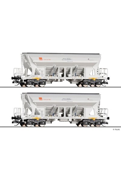Tillig Set de 2 vagoane basculante HVLE, scara TT