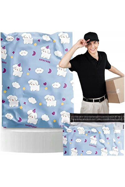 Optim Solution Set de 250 de saci de curier 380 x 520 cm