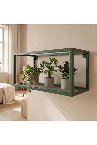 Gelişim Metal Flora - Modern Saksılık Kitaplık Dekoratif Çiçeklik