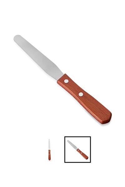 Epilat Pro Metal wax spatula with wooden handle