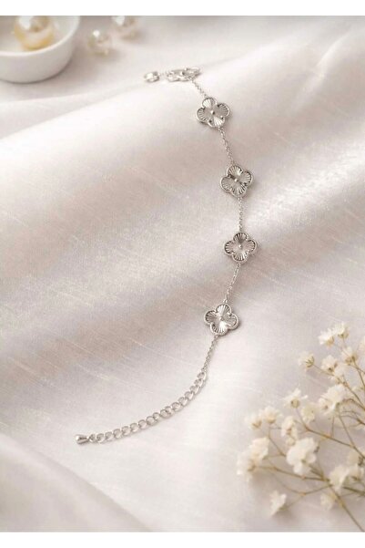 GÜMÜŞ Yonca Bileklik Vip