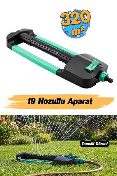 Badem10 Stolni automatski pokretni vodeni prskalica sa 19 mlaznica, uređaj za...